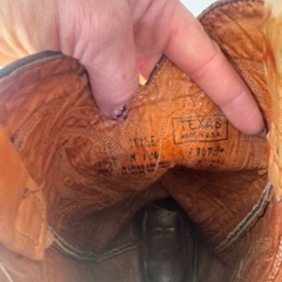 Vintage Cat’s Paw Leather Cowboy Boots size 11 - Picture 4 of 6